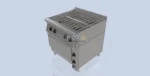 Печка с 4 газови котлона и електрическа фурна GN 2/1 - линия 80 - Image 2