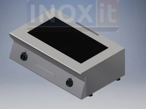 Професионален ел. котлон с 3 квадратни обединени плочи 300/300, линия 60