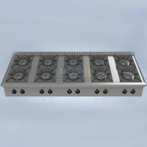 Професионален газов котлон с 10 горелки, 70