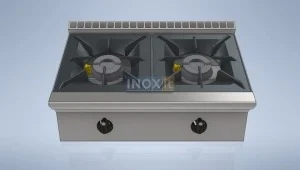 Професионален газов котлон с две горелки линия 50