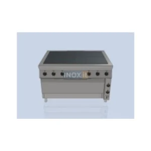 професионална печка за готвене с квадратни обедниени плочи ЕК10644