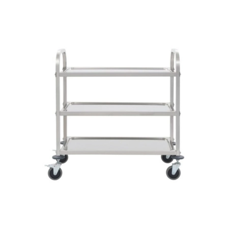 количка за сервиране на три нива