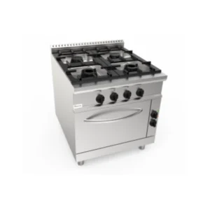 професионална печка за готвене с газови котлони и ел фурна L9CUG4LE