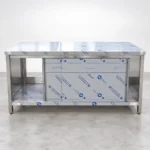 Неръждаем работен шкаф с плъзгащи врати - 1700/600/900 мм - Image 2